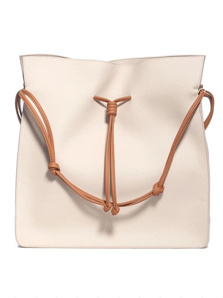 Von Holzhausen Large Shopper Tote In Cream